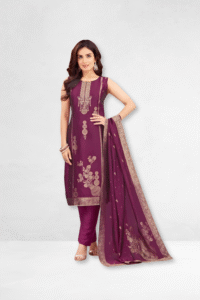 Pure Silk Maroon Kurta Set